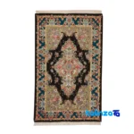 Tabriz Handwoven Carpet Floral Design 150x100 cm - Top view showing pattern and color tone