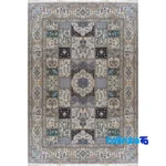 Nain Handwoven Carpet Rectangular Colorful Design - Top view showing pattern and color tone