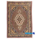 handwoven carpet - Top view pattern and color tone