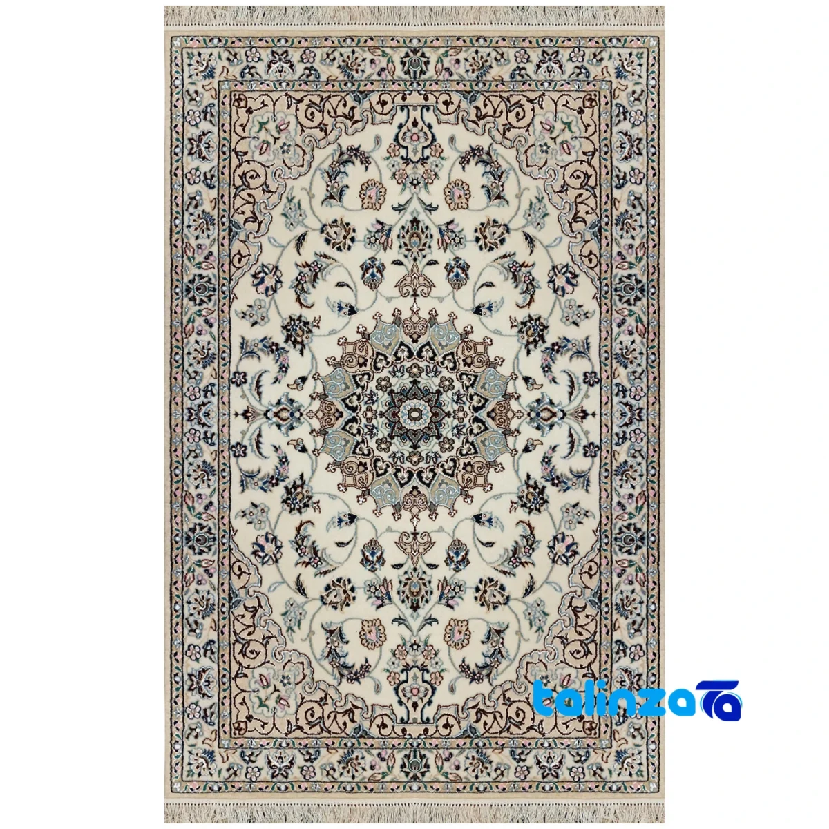 Nain Handwoven Carpet - Full spread overall design layout