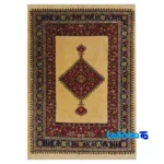 Handwoven Persian Rug Unique Design - Full spread showing overall layout