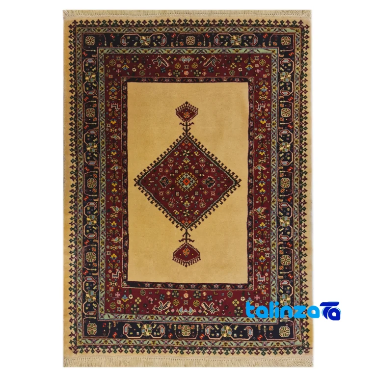 Handwoven Persian Rug Unique Design - Full spread showing overall layout