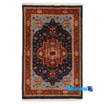 Full spread of Si Persia Handwoven Rug Elegant Navy Design overall layout