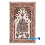 Top view of Cypress Handwoven Rug Unique Design pattern and color tone