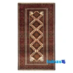 Baloch handwoven rug - Top view pattern and color tone