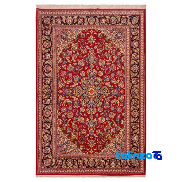 C Persia Handwoven Carpet Elegant Design pattern and color tone (Top view)