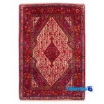 Persia Handwoven Rug Unique Design 157x109x1 cm overall layout (Full spread)