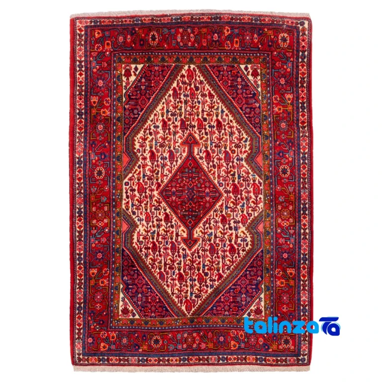 Persia Handwoven Rug Unique Design 157x109x1 cm overall layout (Full spread)