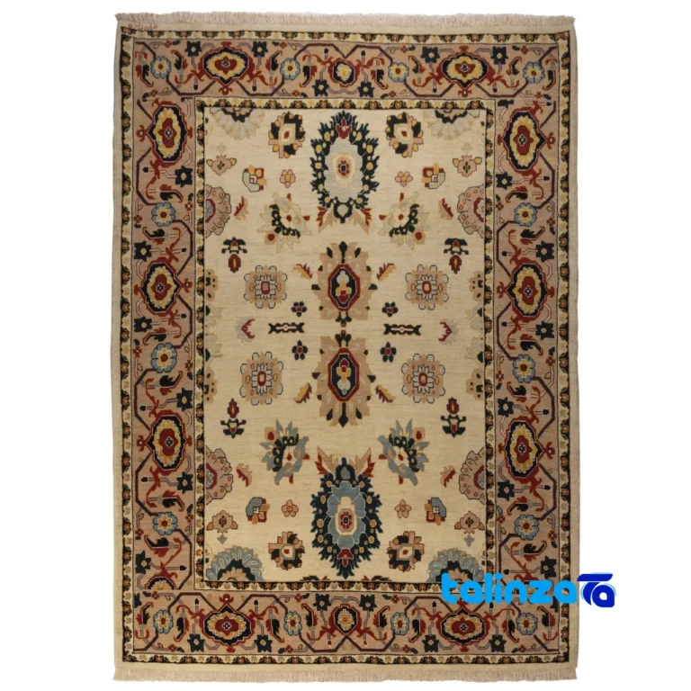 C Persia Handwoven Rug Elegant Design - Full spread showing overall layout