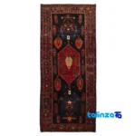 Handwoven Kurdish Area Rug - Elegant Design 300x131 cm - Top view showing pattern and color tone