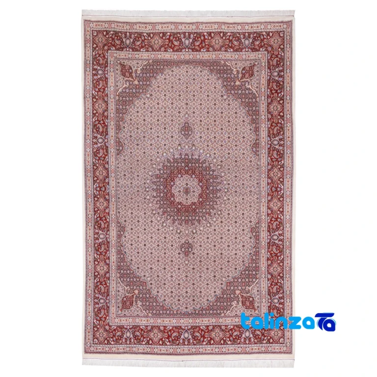 C Persia Handwoven Carpet Unique Design - Top view showing pattern and color tone