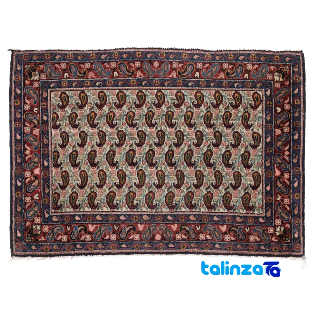 handwoven rug - Top view pattern and color tone