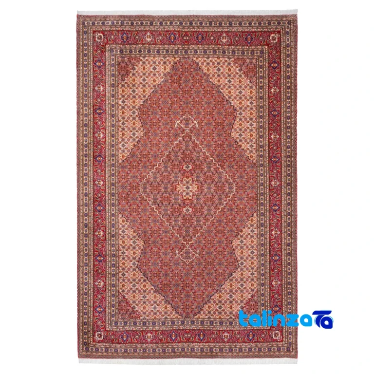 handwoven rug - Top view pattern and color tone