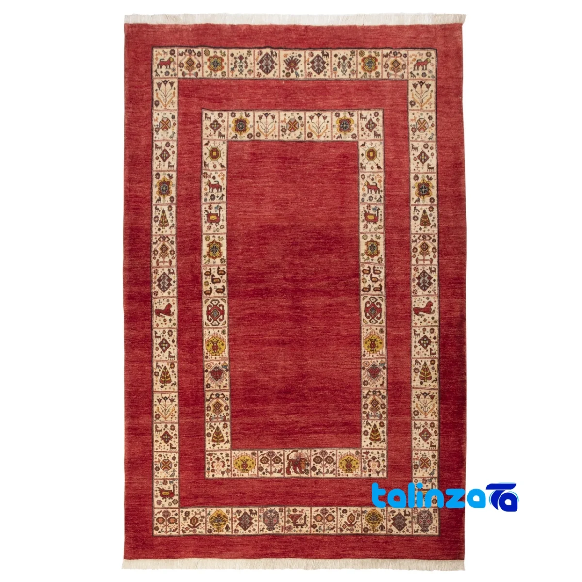 Si Persia Handwoven Rug Luxurious Design - Top view showing pattern and color tone