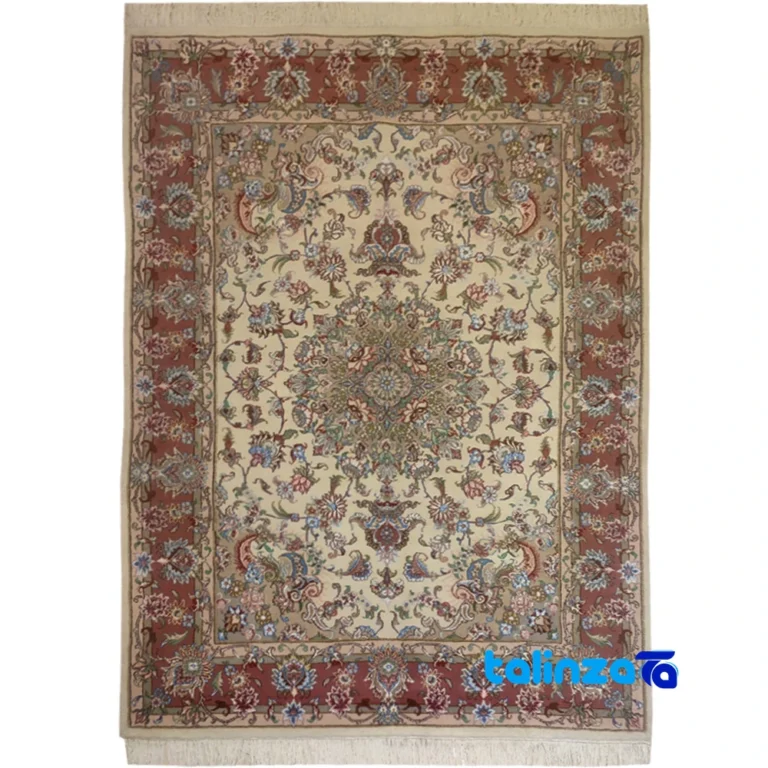 Reza Handwoven Rug Turkmen Design Aliya - Full spread showing overall layout