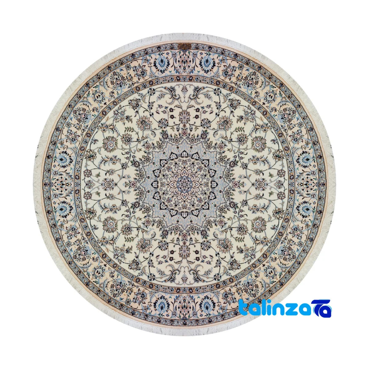 handwoven carpet - Top view pattern and color tone