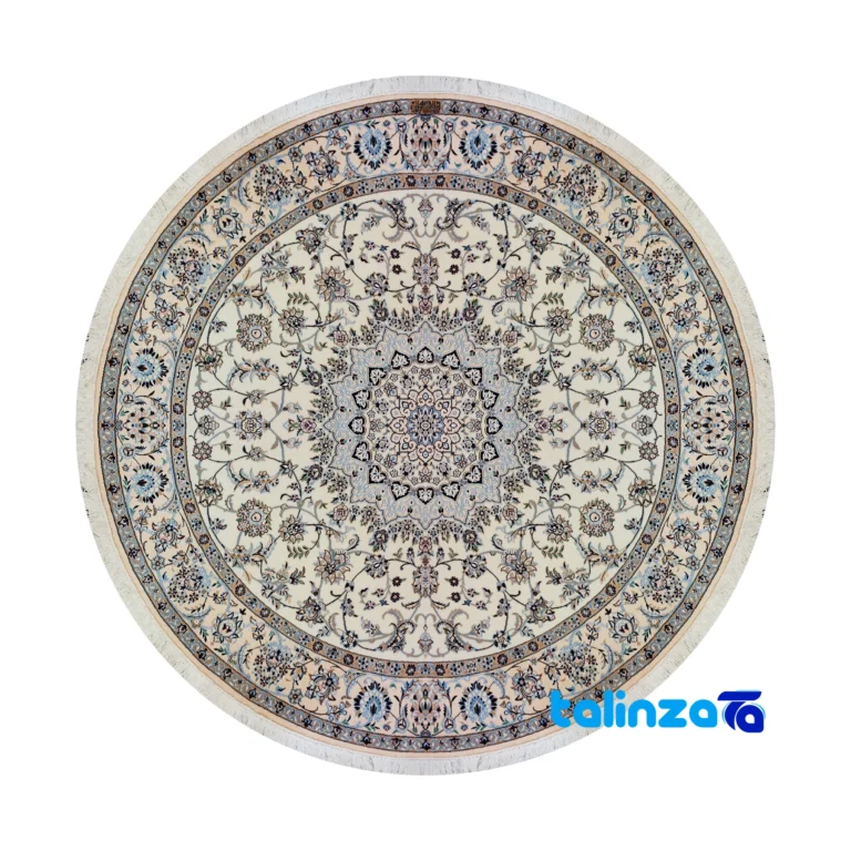 handwoven carpet - Top view pattern and color tone