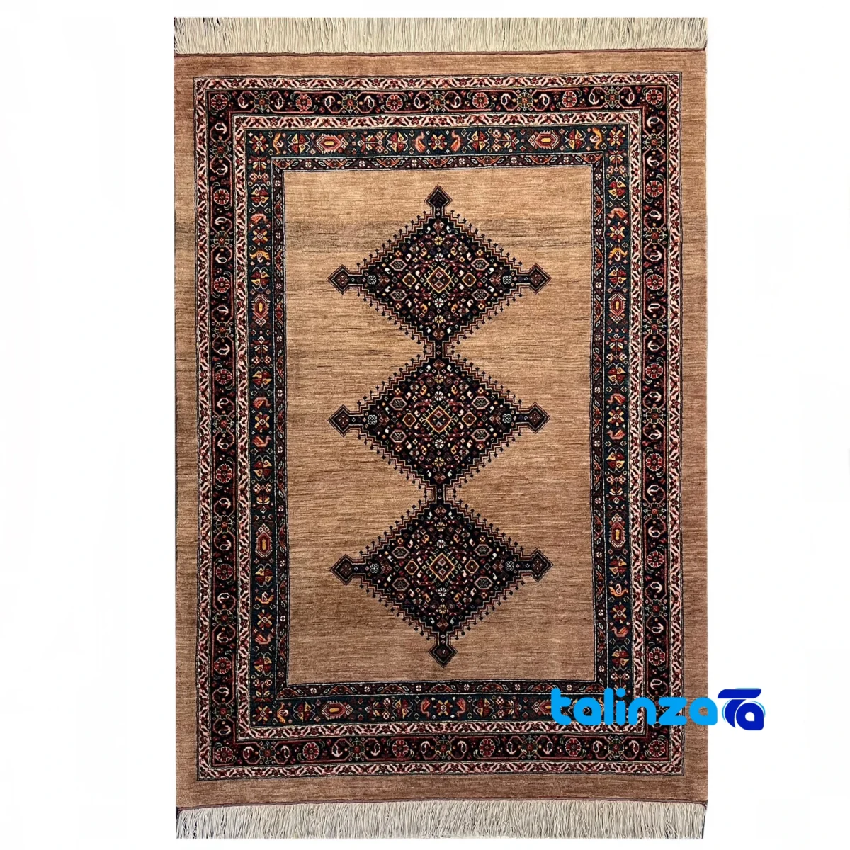 Qashqai Handwoven Rug Stunning Design overall layout (Full spread)