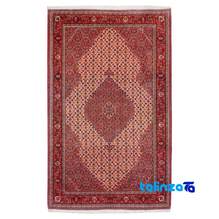 Si Persia Handwoven Rug Elegant Design - Top view showing pattern and color tone