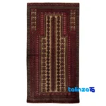 handwoven rug - Top view pattern and color tone