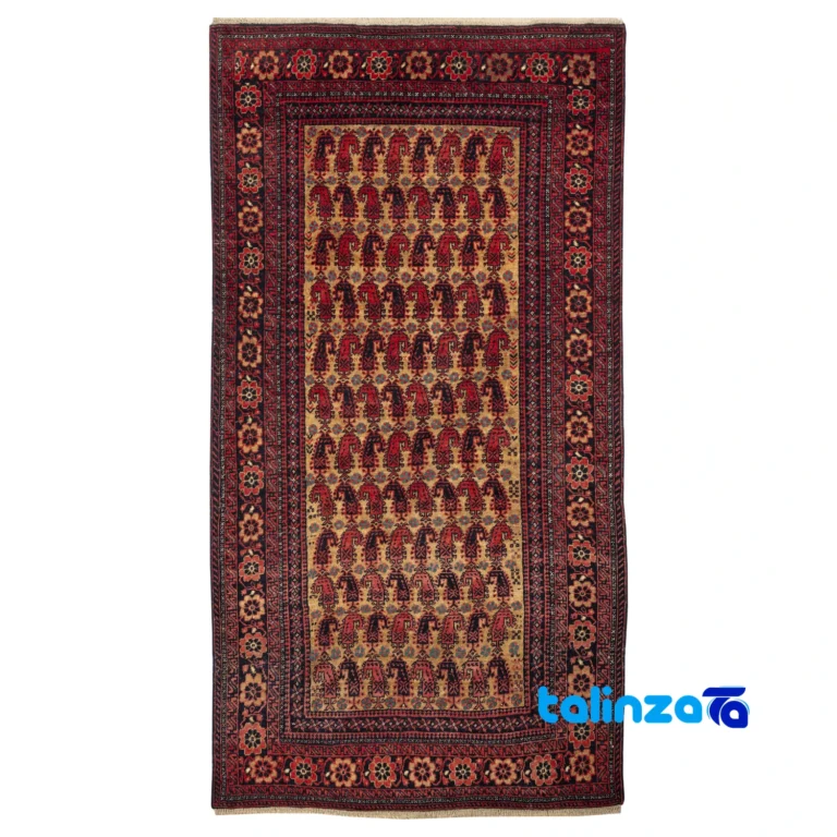 Full spread of Baloch Handwoven Carpet Unique Design overall layout