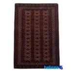 Turkmen Handmade Carpet Red overall design layout (Full spread)