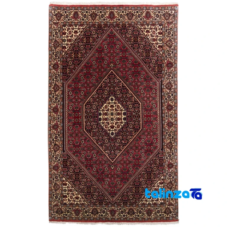 C Persia Handwoven Rug Unique Design 179x109x1 cm - Top view showing pattern and color tone