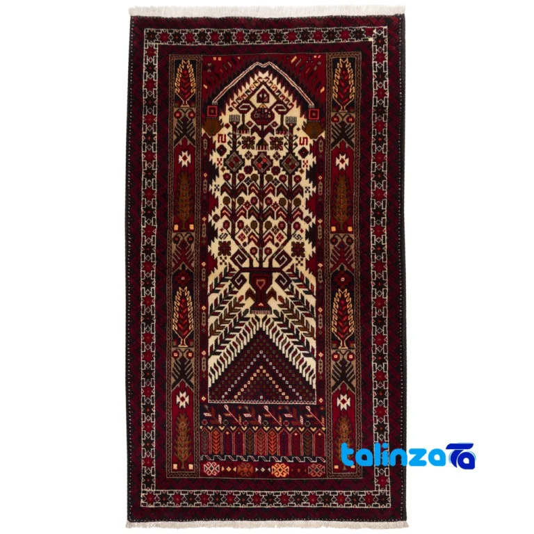 Top view of Si Persia Handwoven Rug Unique Design pattern and color tone