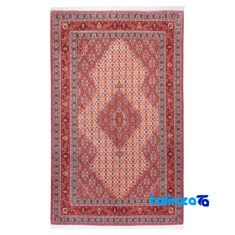 C Persian Handwoven Carpet - Elegant Design 288x214 cm - Top view showing pattern and color tone