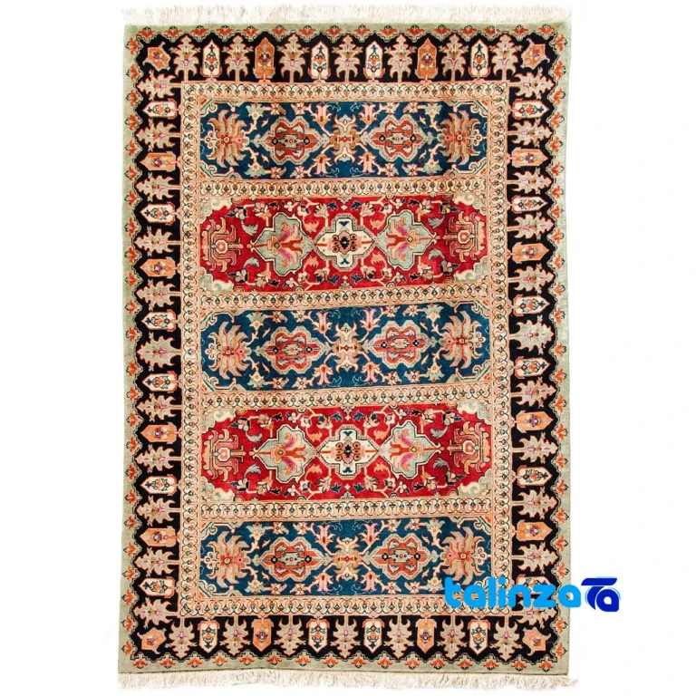Full spread of Handwoven Carpet Colorful Design overall layout