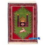 Cypressia Handwoven Rug Green overall design layout (Full spread)