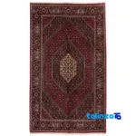Full spread of Cypress Handwoven Rug Red 202x120x1 cm overall design layout