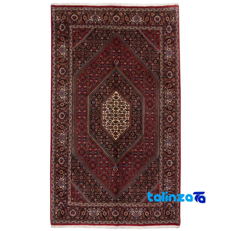 Full spread of Cypress Handwoven Rug Red 202x120x1 cm overall design layout