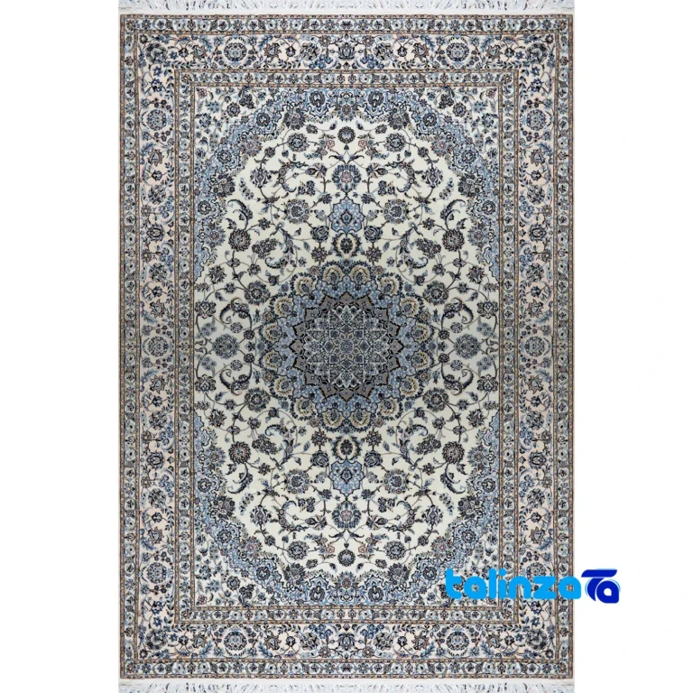 Nain Handwoven Carpet - Top view pattern and color tone
