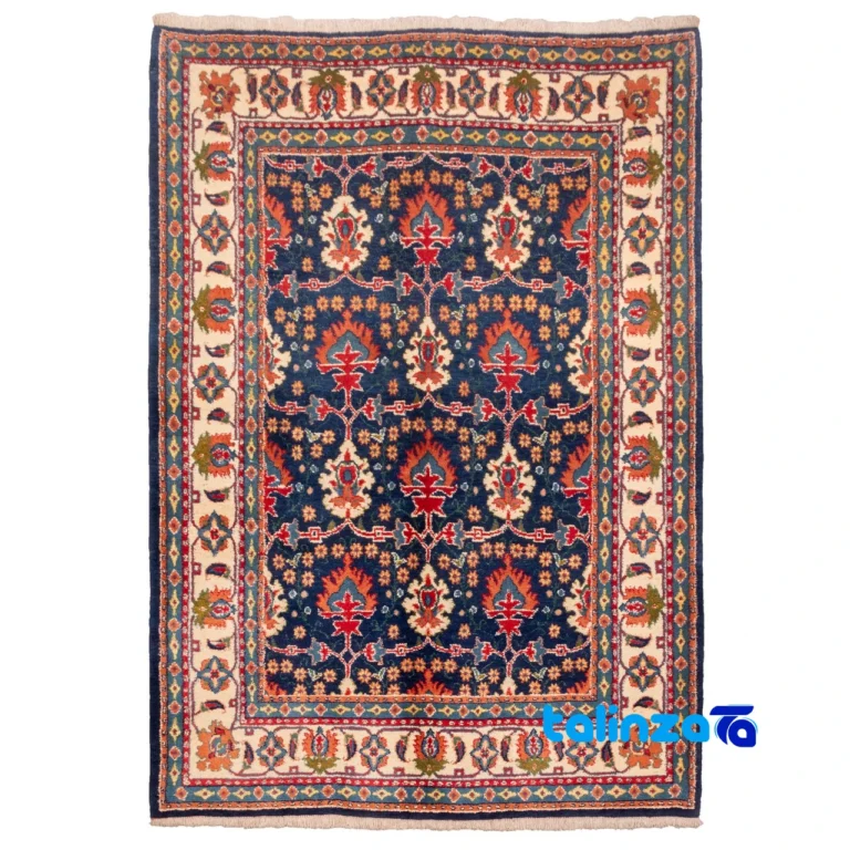 Top view of C Persia Handwoven Carpet Elegant Design pattern and color tone