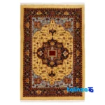 Si Persia Handwoven Rug Elegant Gold Design overall layout (Full spread)