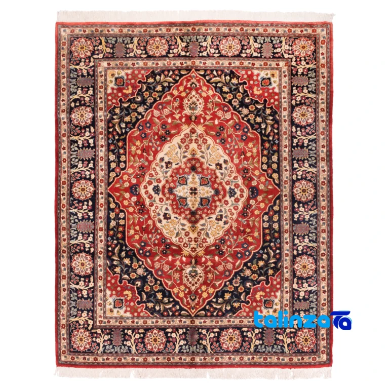 handwoven rug - Top view pattern and color tone