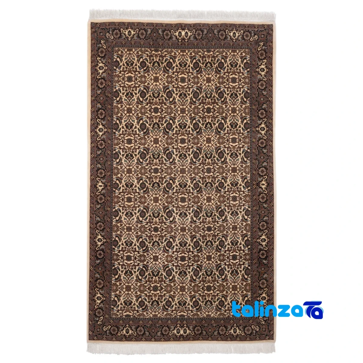 Full spread of C Persia Handwoven Rug - Elegant Cream Design overall layout