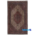 Cypressia Handwoven Rug Traditional Design Cream - Full spread showing overall layout