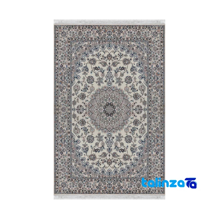 Nain Handwoven Carpet - Top view pattern and color tone