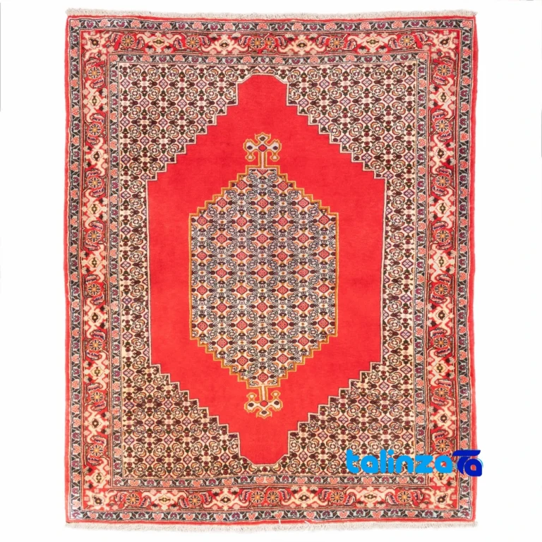 C Persia Handwoven Rug Elegant Design - Top view showing pattern and color tone