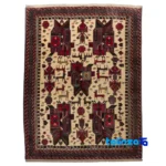 Top view of Sir Persia Handwoven Rug Elegant Design pattern and color tone