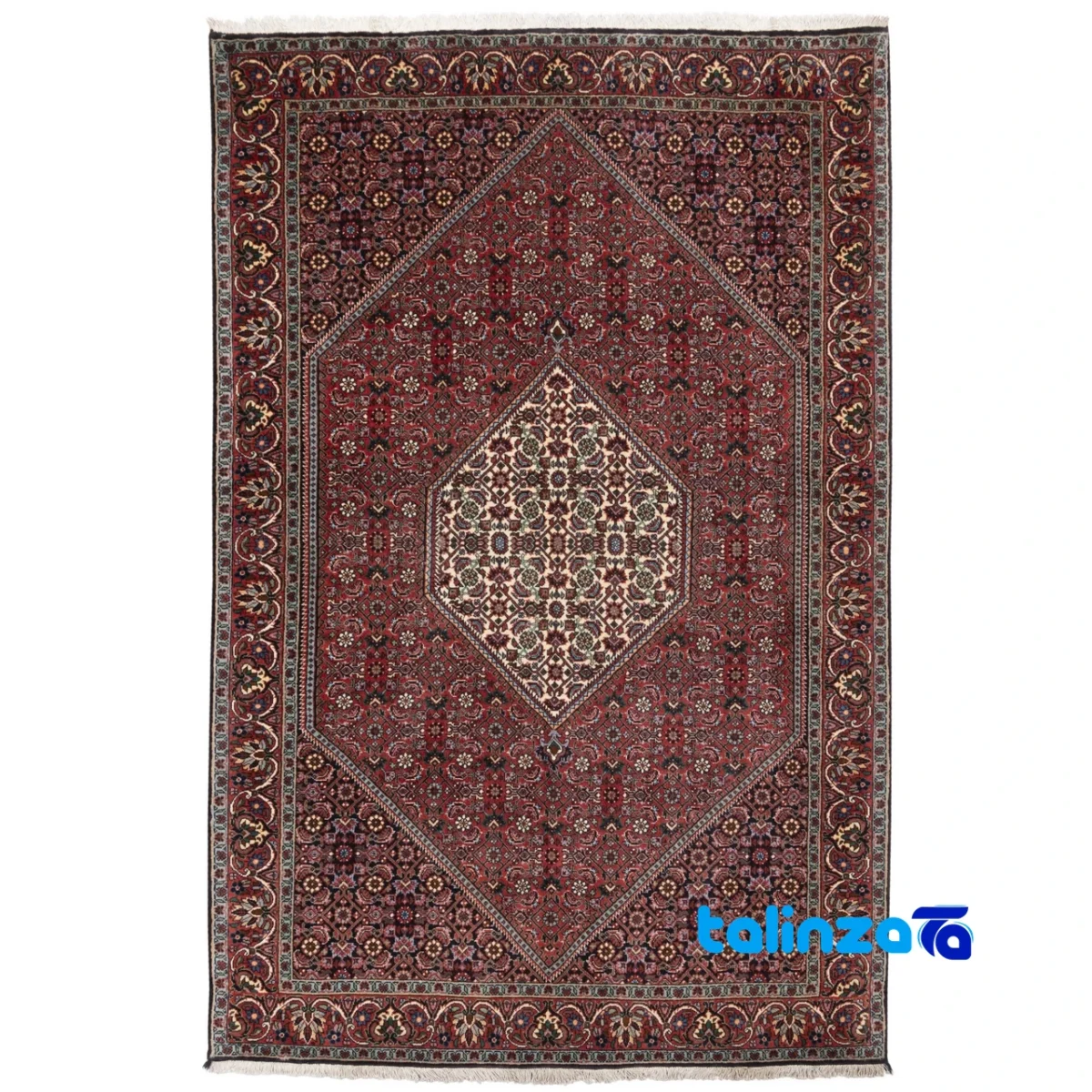 handwoven rug - Top view pattern and color tone