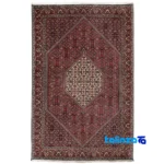 handwoven rug - Top view pattern and color tone