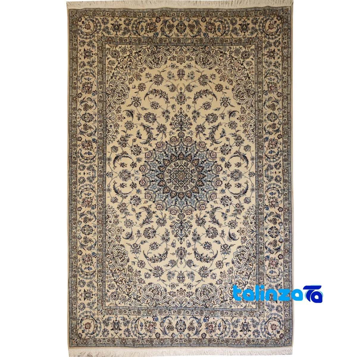 handwoven carpet - Top view pattern and color tone