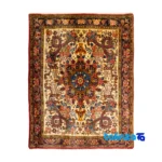 Bijar Handwoven Rug Unique Design - Full spread showing overall layout