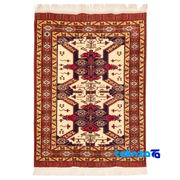Cypress Persian Handwoven Rug Elegant Cream Design overall layout (Full spread)