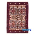 Top view of Persia Carpets Handwoven Rug Elegant Cream Design pattern and color tone
