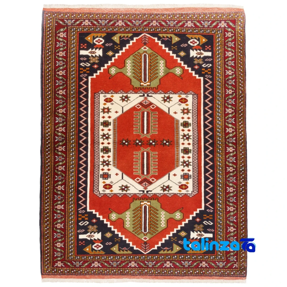 Persian Rug - Full spread overall design layout