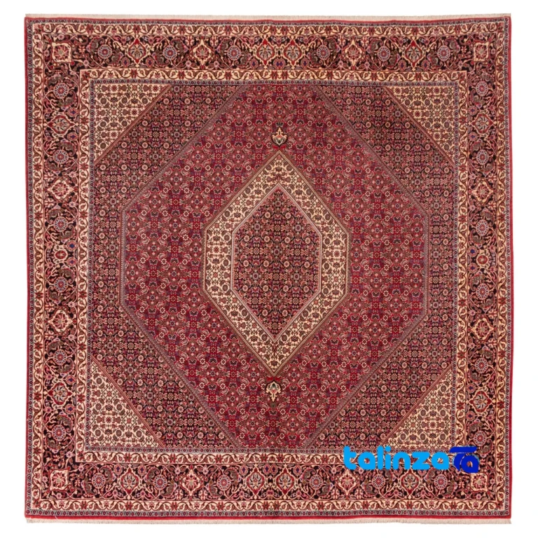 handwoven rug - Top view pattern and color tone